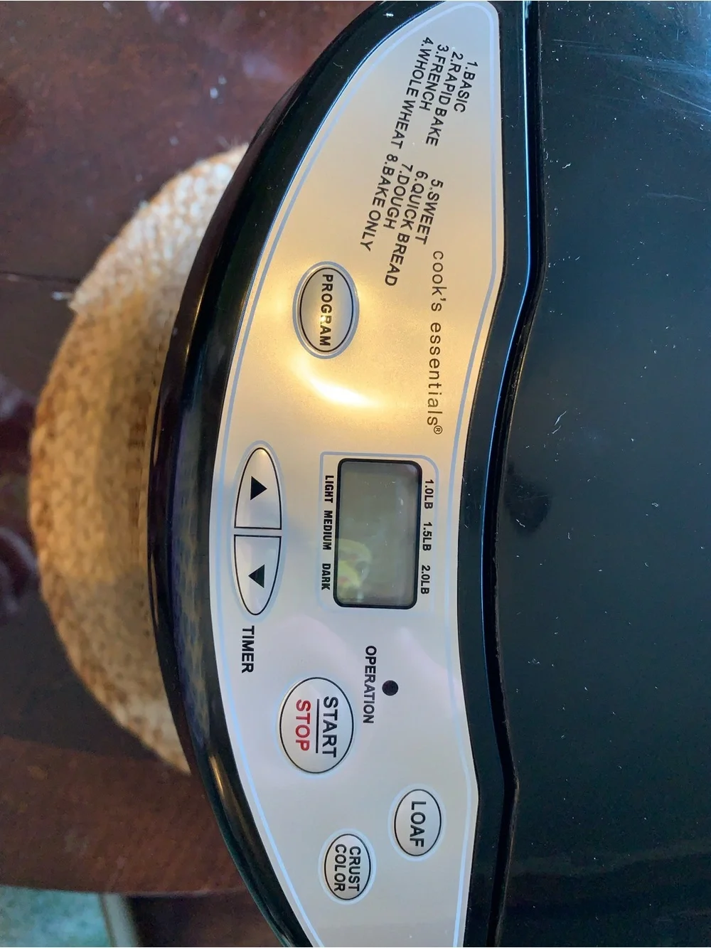 Black Bread Maker with Window - Black
